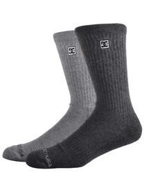 DC SHOES（ディーシーシューズ）の「DC SHOE CO CREW 2PK/DCソックス・靴下（ソックス/靴下・メンズ）」