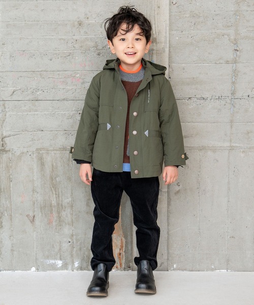 RAGMART（ラグマート）の「3ウェイジャケット（ブルゾン・キッズ・カーキ/サックスブルー系・90cm/80ｃｍ/95cm）」の3枚目の写真