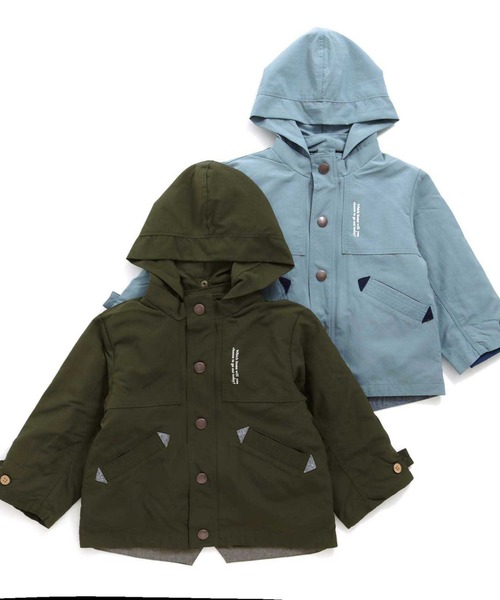 RAGMART（ラグマート）の「3ウェイジャケット（ブルゾン・キッズ・カーキ/サックスブルー系・90cm/80ｃｍ/95cm）」の13枚目の写真