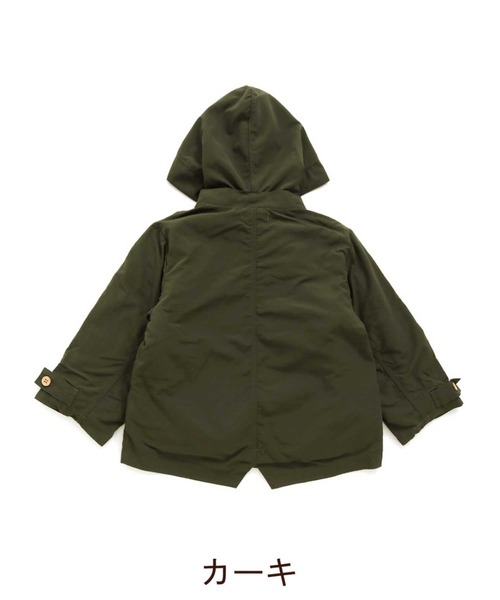 RAGMART（ラグマート）の「3ウェイジャケット（ブルゾン・キッズ・カーキ/サックスブルー系・90cm/80ｃｍ/95cm）」の15枚目の写真