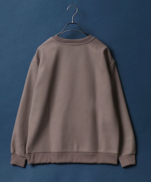 ANPAS(アンパス)の「Tech Wool Sweatshirt/テックウール トレーナー(スウェット・メンズ・グレイッシュベージュ/ブルー/グリーン/ネイビー/サンドベージュ/テラコッタ・M/L/LL)」の17枚目の写真