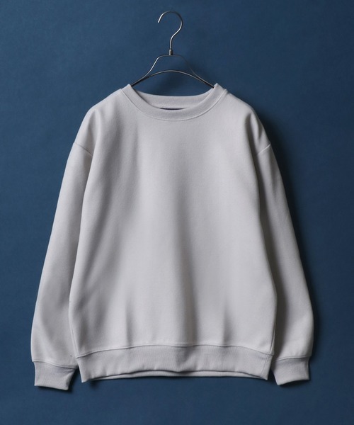ANPAS(アンパス)の「Tech Wool Sweatshirt/テックウール トレーナー(スウェット・メンズ・グレイッシュベージュ/ブルー/グリーン/ネイビー/サンドベージュ/テラコッタ・M/L/LL)」の18枚目の写真