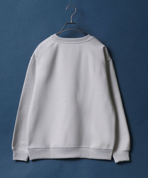 ANPAS(アンパス)の「Tech Wool Sweatshirt/テックウール トレーナー(スウェット・メンズ・グレイッシュベージュ/ブルー/グリーン/ネイビー/サンドベージュ/テラコッタ・M/L/LL)」の19枚目の写真