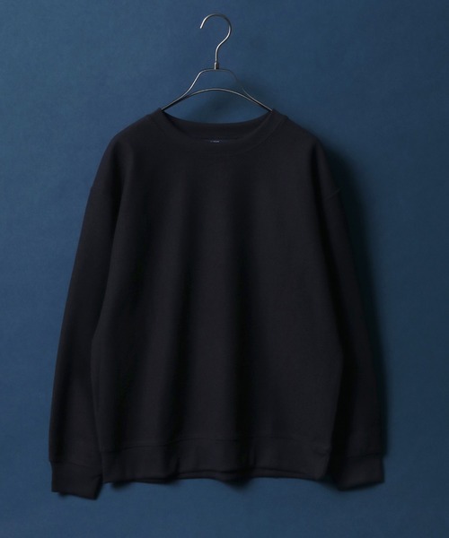 ANPAS(アンパス)の「Tech Wool Sweatshirt/テックウール トレーナー(スウェット・メンズ・グレイッシュベージュ/ブルー/グリーン/ネイビー/サンドベージュ/テラコッタ・M/L/LL)」の22枚目の写真