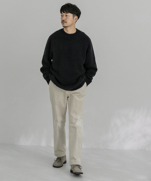 URBAN RESEARCH(アーバンリサーチ)の「スーリーアルパカクルーネックニット(ニット/セーター・メンズ・ネイビー/レッド/グリーン/ベージュ系その他・MEDIUM/LARGE)」の11枚目の写真