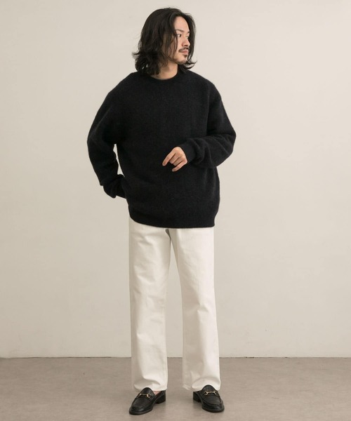 URBAN RESEARCH(アーバンリサーチ)の「スーリーアルパカクルーネックニット(ニット/セーター・メンズ・ネイビー/レッド/グリーン/ベージュ系その他・MEDIUM/LARGE)」の15枚目の写真