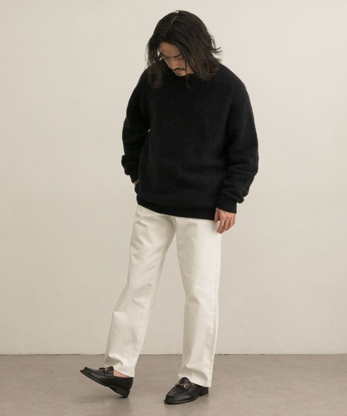 URBAN RESEARCH(アーバンリサーチ)の「スーリーアルパカクルーネックニット(ニット/セーター・メンズ・ネイビー/レッド/グリーン/ベージュ系その他・MEDIUM/LARGE)」の17枚目の写真