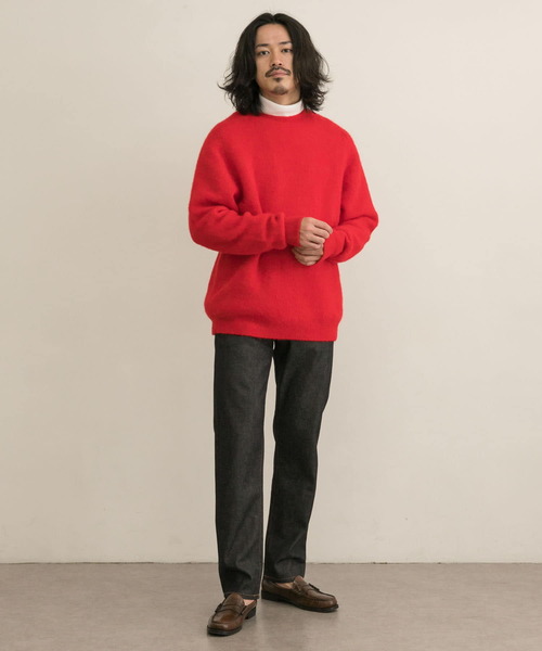 URBAN RESEARCH(アーバンリサーチ)の「スーリーアルパカクルーネックニット(ニット/セーター・メンズ・ネイビー/レッド/グリーン/ベージュ系その他・MEDIUM/LARGE)」の22枚目の写真