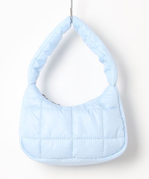 LAC-VERT（ラック・ヴェール）の「キルティングナイロンポーチサイズバッグ（ハンドバッグ・レディース・ブラック/ブルー/ホワイト/ピンク/イエロー・FREE）」の16枚目の写真