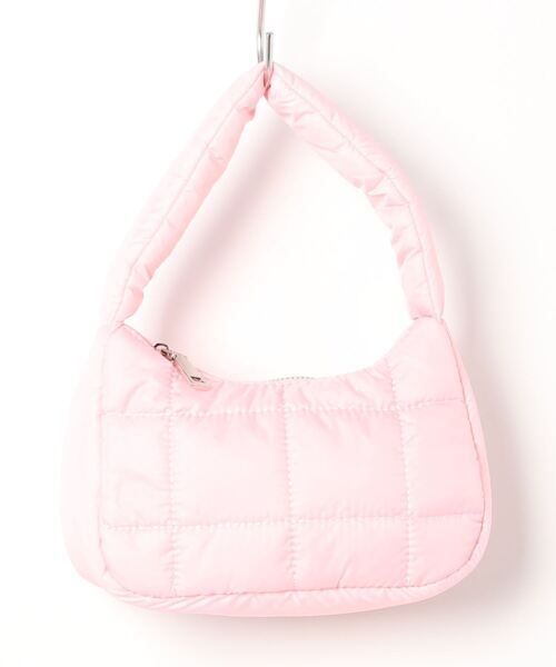 LAC-VERT（ラック・ヴェール）の「キルティングナイロンポーチサイズバッグ（ハンドバッグ・レディース・ブラック/ブルー/ホワイト/ピンク/イエロー・FREE）」の18枚目の写真