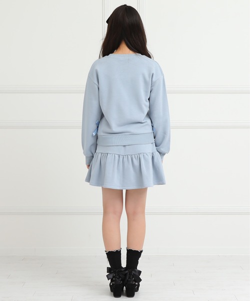 PINKHUNT(ピンクハント)の「PINKHUNT ボリューム袖トレーナー 7312K(ボトム別売)(スウェット・キッズ・スカイブルー系1/ベビーピンク・160cm/120cm/150cm/140cm/130cm)」の6枚目の写真