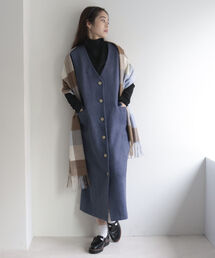 fredy emue | 【2WAY着用可能】ニットメルトンジレジャンスカ(ジャンパースカート)