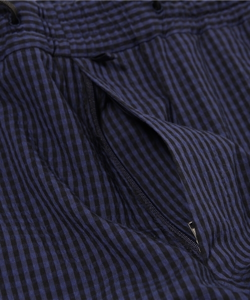 EDIFICE（エディフィス）の「◇C/PEサッカーギンガムシャーリングイージーパンツ（その他パンツ・メンズ・ブルー系その他・48/42/44/46）」の9枚目の写真