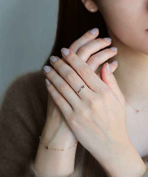 リ*！様 NOIR DE POUPEE K10 Lucia ウェーブ リング 1 NOIR DE POUPEE