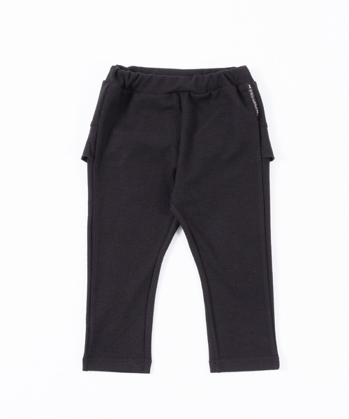 trois lapins kp(トロワラパンケーピー)の「ピケニットバックフリルパンツ(80~90)(その他パンツ・キッズ・ベージュ/ピンク/ブラック・90cm/80cm)」の2枚目の写真