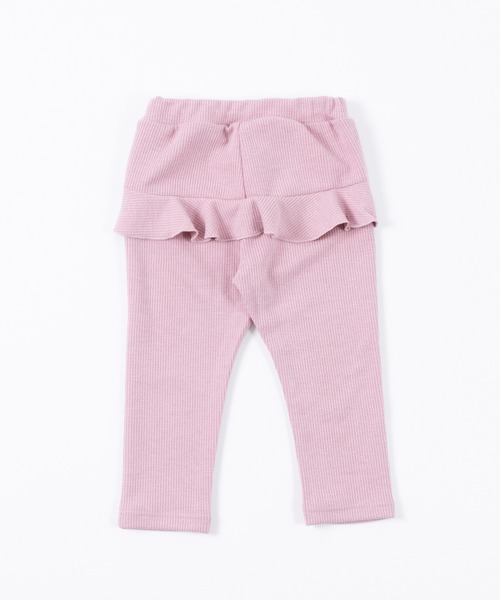 trois lapins kp(トロワラパンケーピー)の「ピケニットバックフリルパンツ(80~90)(その他パンツ・キッズ・ベージュ/ピンク/ブラック・90cm/80cm)」の4枚目の写真