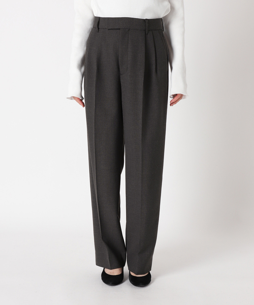 journal standard L'essage（ジャーナルスタンダードレサージュ）の「ヴィスポリーノ 2タックワイドパンツ（スラックス・レディース・チャコールグレー/ネイビー・38/36）」の12枚目の写真