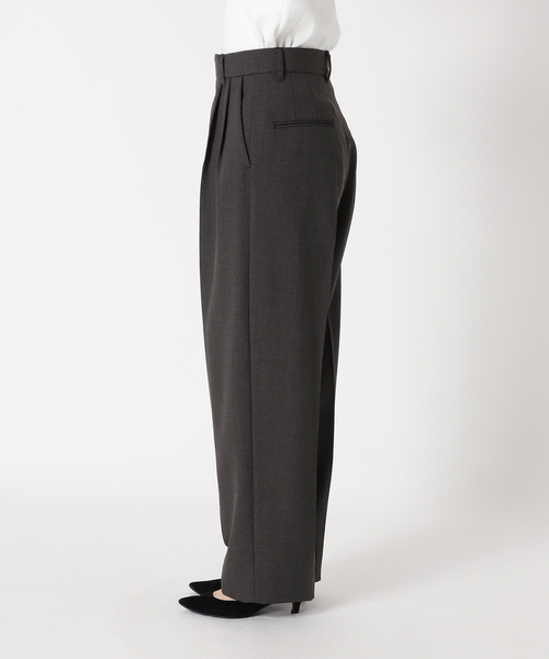 journal standard L'essage（ジャーナルスタンダードレサージュ）の「ヴィスポリーノ 2タックワイドパンツ（スラックス・レディース・チャコールグレー/ネイビー・38/36）」の13枚目の写真