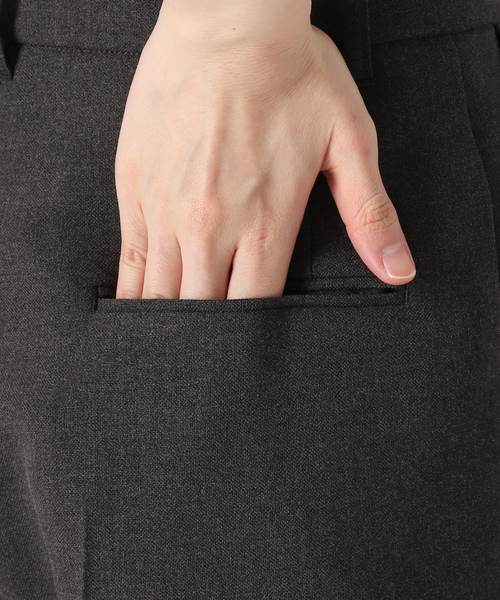 journal standard L'essage（ジャーナルスタンダードレサージュ）の「ヴィスポリーノ 2タックワイドパンツ（スラックス・レディース・チャコールグレー/ネイビー・38/36）」の16枚目の写真
