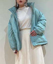 Petit fleur | ・Petit Fleurスタンドカラーナカワタブルゾン(ブルゾン)