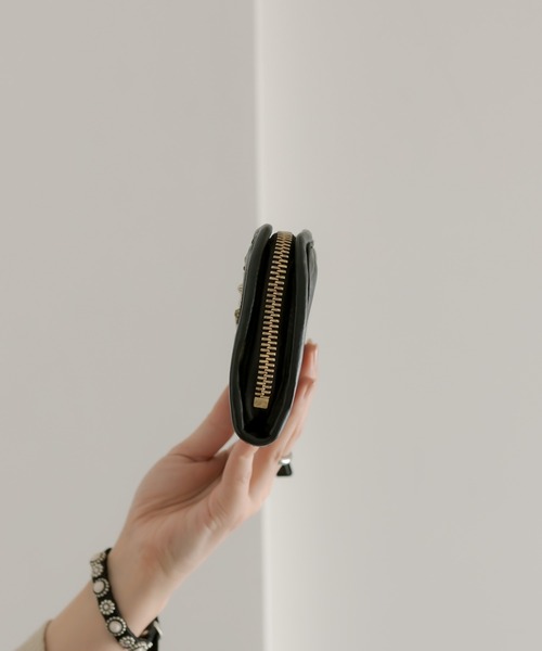 CAMPOMAGGI（カンポマッジ）の「《WEB限定》【CAMPO MAGGI(カンポマッジ)】スタッズ長財布（財布・レディース・ブラック・FREE）」の3枚目の写真