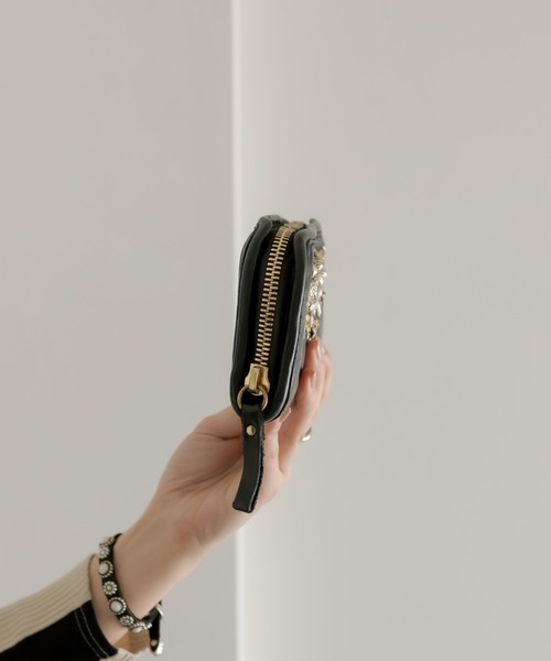 CAMPOMAGGI（カンポマッジ）の「《WEB限定》【CAMPO MAGGI(カンポマッジ)】スタッズ長財布（財布・レディース・ブラック・FREE）」の5枚目の写真