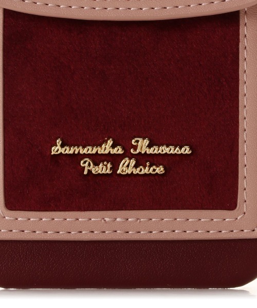 Samantha Thavasa Petit Choice（サマンサタバサ　プチチョイス）の「ベロアポケット付きiPhoneケース13pro（スマホケース/カバー・レディース・ネイビー/レッド/オフホワイト・FREE）」の10枚目の写真