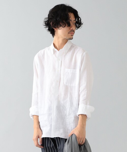 BEAMS F（ビームスエフ）の「BEAMS F / リネン プルオーバー