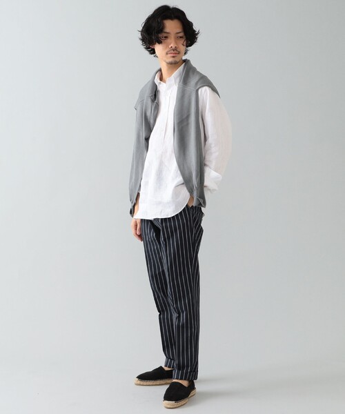 BEAMS F（ビームスエフ）/ リネン プルオーバー ボタンダウンシャツ BEAMS F（ビームスエフ）の「BEAMS F / リネン プルオーバー