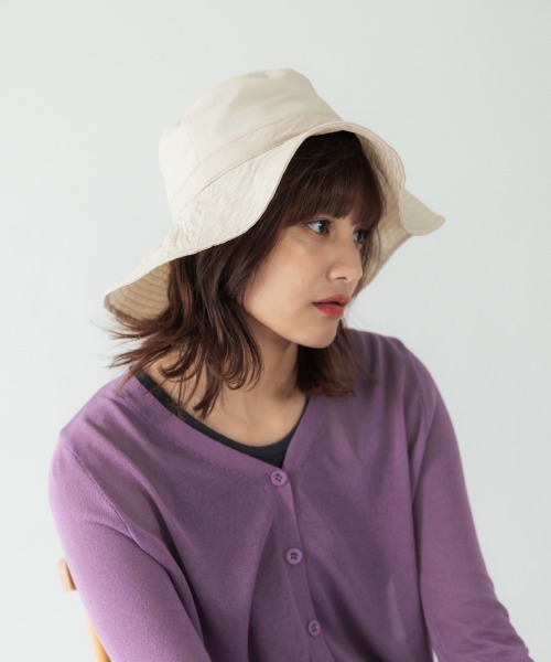 CONTROL FREAK（コントロールフリーク）の「CONTROL FREAK(コントロールフリーク)ライトウェイトバケットハット（ハット・レディース・グレー/ベージュ/Brick ・FREE）」の9枚目の写真