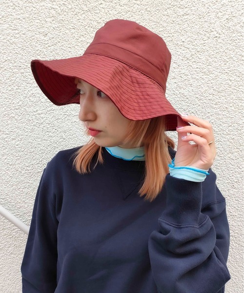 CONTROL FREAK（コントロールフリーク）の「CONTROL FREAK(コントロールフリーク)ライトウェイトバケットハット（ハット・レディース・グレー/ベージュ/Brick ・FREE）」の21枚目の写真