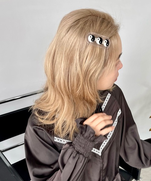 SANSeLF（サンセルフ）の「Se ヤンヤンバレッタ【SANSeLF】sana23s007（バレッタ/ヘアクリップ・レディース・カーキ/ベージュ/ブラウン/クリア/ライトイエロー・FREE）」の11枚目の写真