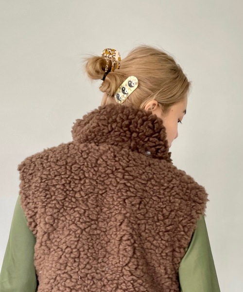 SANSeLF（サンセルフ）の「Se ヤンヤンバレッタ【SANSeLF】sana23s007（バレッタ/ヘアクリップ・レディース・カーキ/ベージュ/ブラウン/クリア/ライトイエロー・FREE）」の13枚目の写真