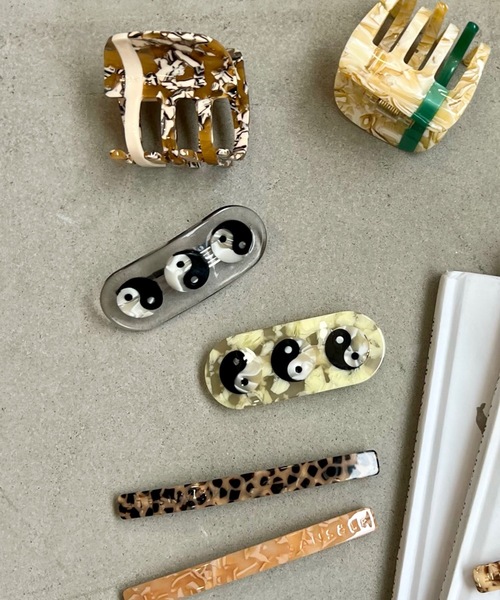 SANSeLF（サンセルフ）の「Se ヤンヤンバレッタ【SANSeLF】sana23s007（バレッタ/ヘアクリップ・レディース・カーキ/ベージュ/ブラウン/クリア/ライトイエロー・FREE）」の20枚目の写真