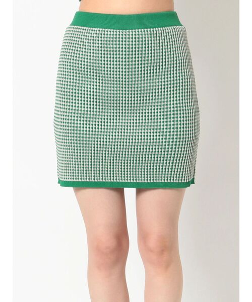 EMODA(エモダ)の「3Dファブリックニットスカート(スカート・レディース・ブラック/ベージュ/ブルー/グリーン・FREE)」の15枚目の写真