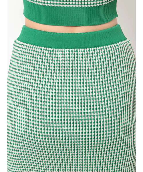 EMODA(エモダ)の「3Dファブリックニットスカート(スカート・レディース・ブラック/ベージュ/ブルー/グリーン・FREE)」の20枚目の写真