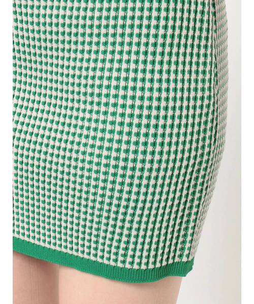 EMODA(エモダ)の「3Dファブリックニットスカート(スカート・レディース・ブラック/ベージュ/ブルー/グリーン・FREE)」の21枚目の写真