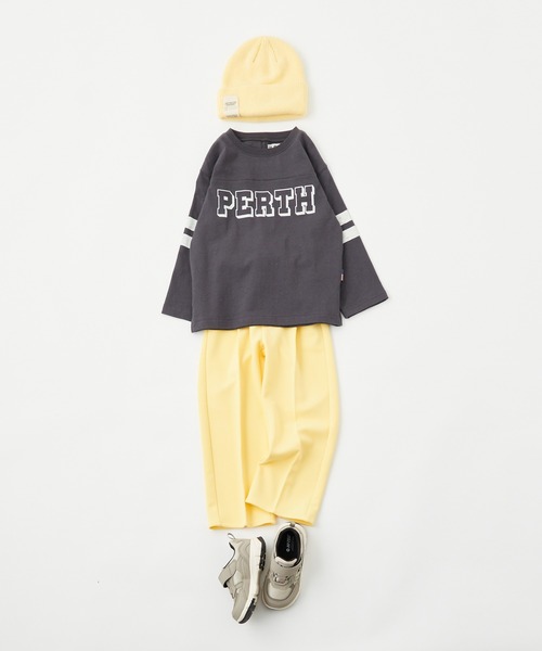 CIAOPANIC TYPY（チャオパニックティピー）の「【KIDS】ジャージーカラースラックスパンツ（スラックス・キッズ・レモンイエロー/グリーン/ライトグレー・M/XXL/XL/L/S）」の11枚目の写真