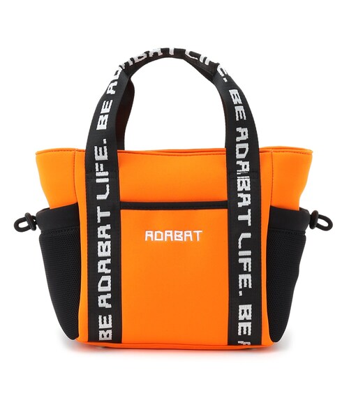 adabat（アダバット）の「◆【保冷機能付き】メッセージロゴデザイン カートバッグ（トートバッグ・メンズ・ライトブルー/ネイビー/オレンジ・00）」の3枚目の写真