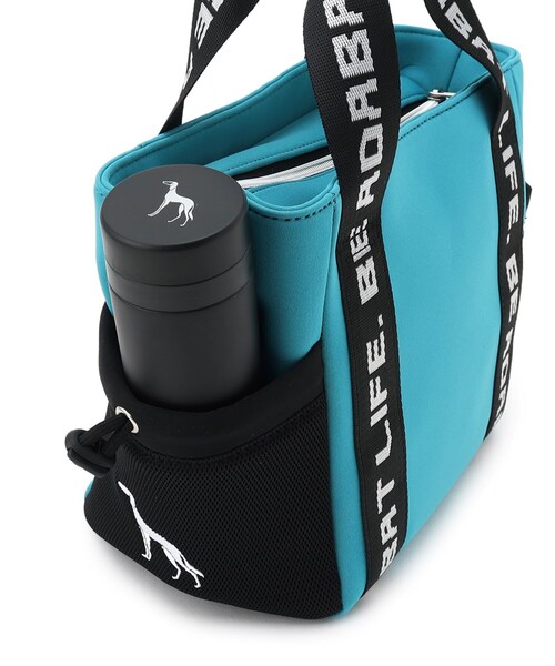 adabat（アダバット）の「◆【保冷機能付き】メッセージロゴデザイン カートバッグ（トートバッグ・メンズ・ライトブルー/ネイビー/オレンジ・00）」の12枚目の写真