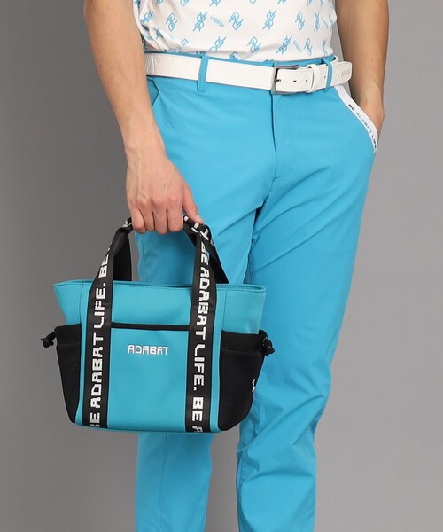 adabat（アダバット）の「◆【保冷機能付き】メッセージロゴデザイン カートバッグ（トートバッグ・メンズ・ライトブルー/ネイビー/オレンジ・00）」の13枚目の写真