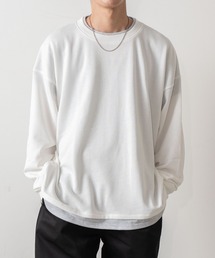 WEGO/【WEB限定】フェイクレイヤードプルオーバー