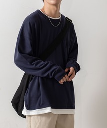 WEGO/【WEB限定】フェイクレイヤードプルオーバー