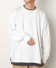 WEGO | WEGO/【WEB限定】フェイクレイヤードプルオーバー(スウェット)