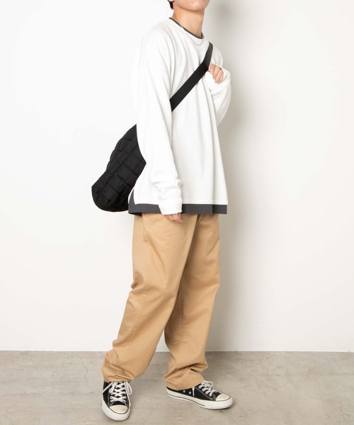 WEGO（ウィゴー）の「WEGO/【WEB限定】フェイクレイヤードプルオーバー（スウェット・メンズ・ベージュ/ホワイト/サックスブルー/ブラック/ネイビー/グレー/ホワイト系その他・MEDIUM/LARGE/X-LARGE）」の10枚目の写真