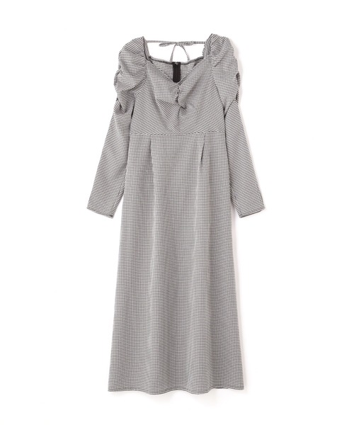 SANDY LIANG ギンガムチェックフリルワンピース