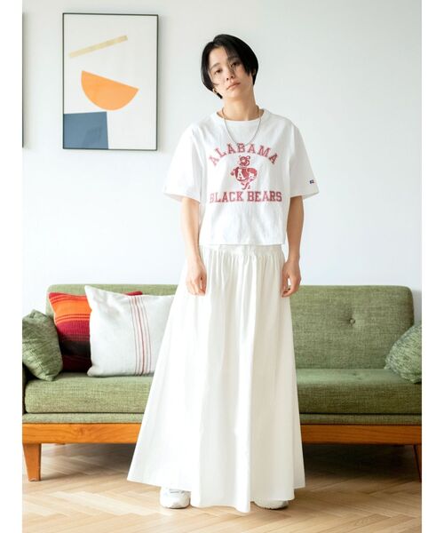 Ungrid（アングリッド）の「ハイウエストボリュームマキシスカート（スカート・レディース・チャコールグレー/オフホワイト/その他1・FREE）」の22枚目の写真