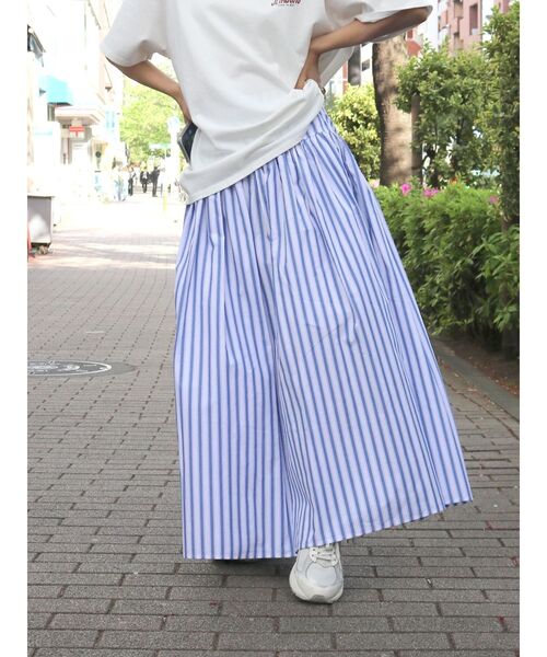 Ungrid（アングリッド）の「ハイウエストボリュームマキシスカート（スカート・レディース・チャコールグレー/オフホワイト/その他1・FREE）」の10枚目の写真