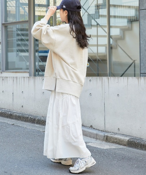 CIAOPANIC TYPY（チャオパニックティピー）の「ドロストナイロンティアードボリュームスカート（スカート・レディース・ベージュ/オフホワイト/オリーブ/ブラック・FREE）」の17枚目の写真