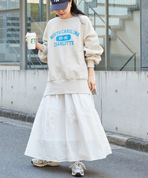 CIAOPANIC TYPY（チャオパニックティピー）の「ドロストナイロンティアードボリュームスカート（スカート・レディース・ベージュ/オフホワイト/オリーブ/ブラック・FREE）」の19枚目の写真